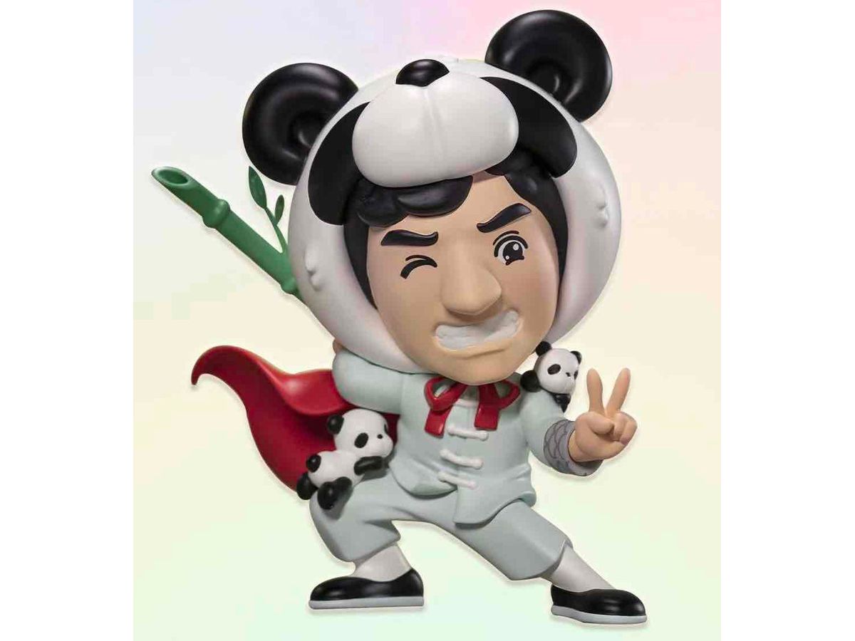 60 Glorious Years of Jackie Chan Comic Figure Panda Dragon 2002 - 2012 Figure