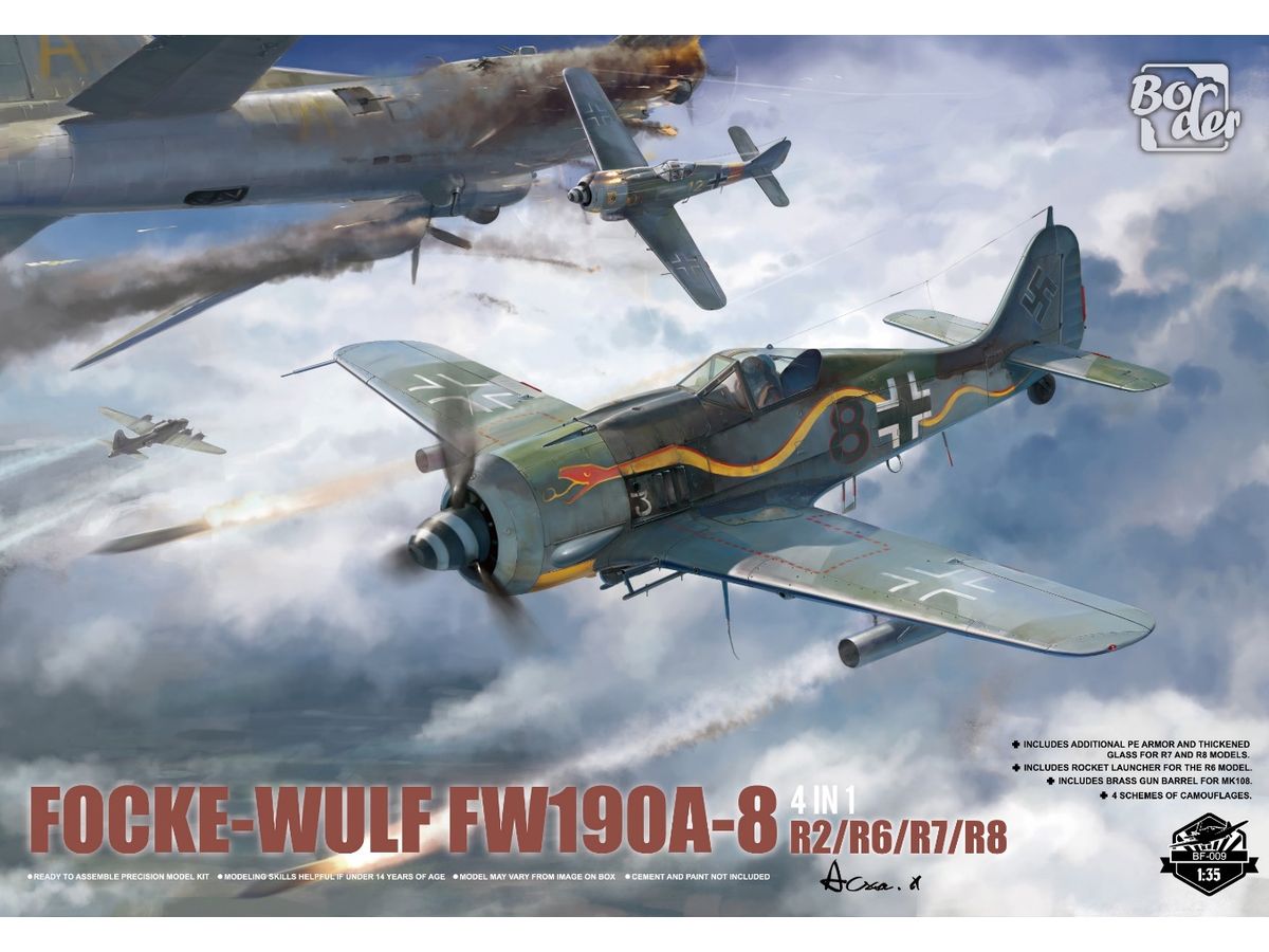 Focke-Wulf Fw190 A-8 4in1 (R2/R6/R7/R8)