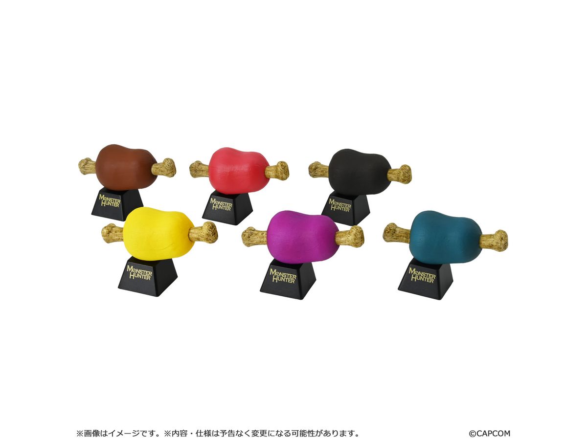 Monster Hunter Desktop Figure Meat Collection: 1Box (6pcs)