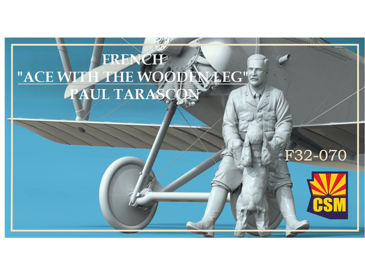 French Ace with a wooden leg Paul Tarascon