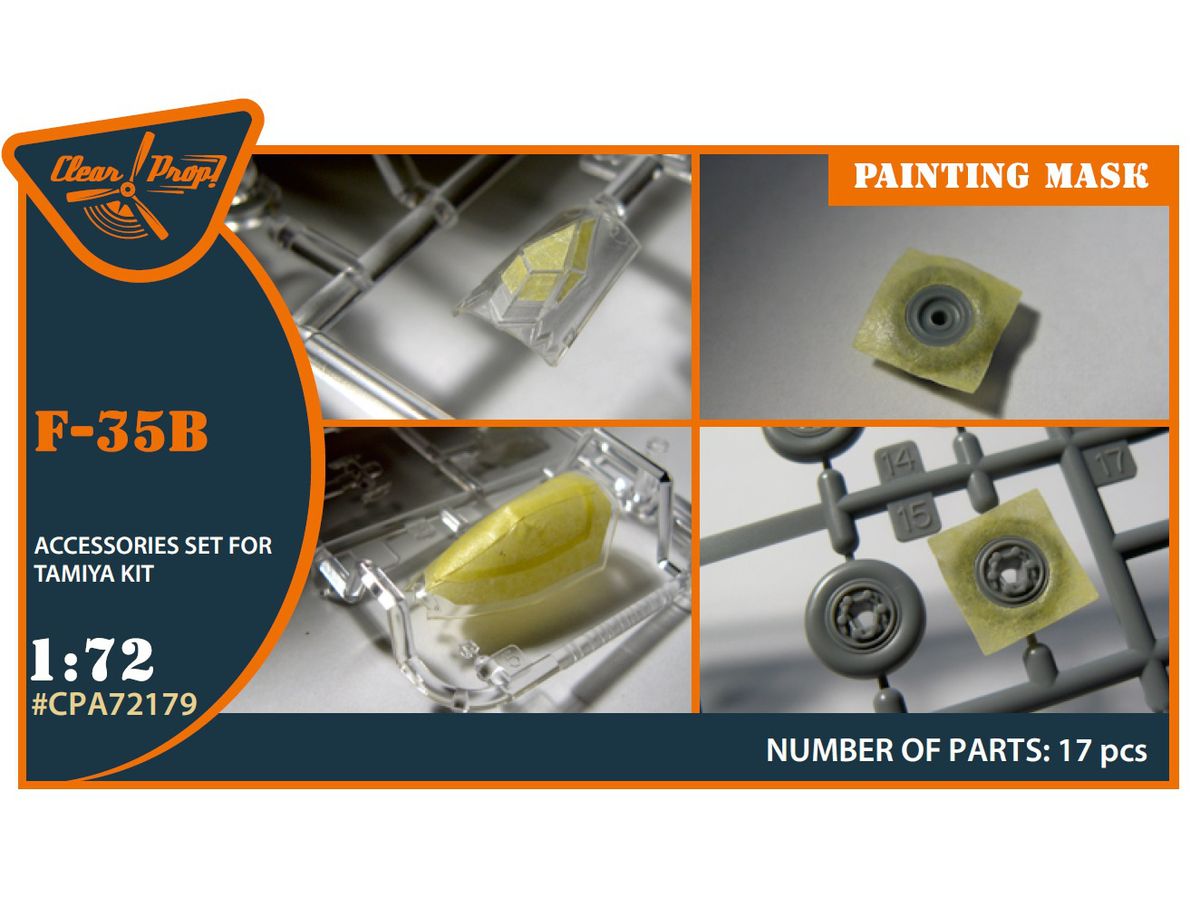 F-35B painting mask on yellow kabuki paper for Tamiya kit