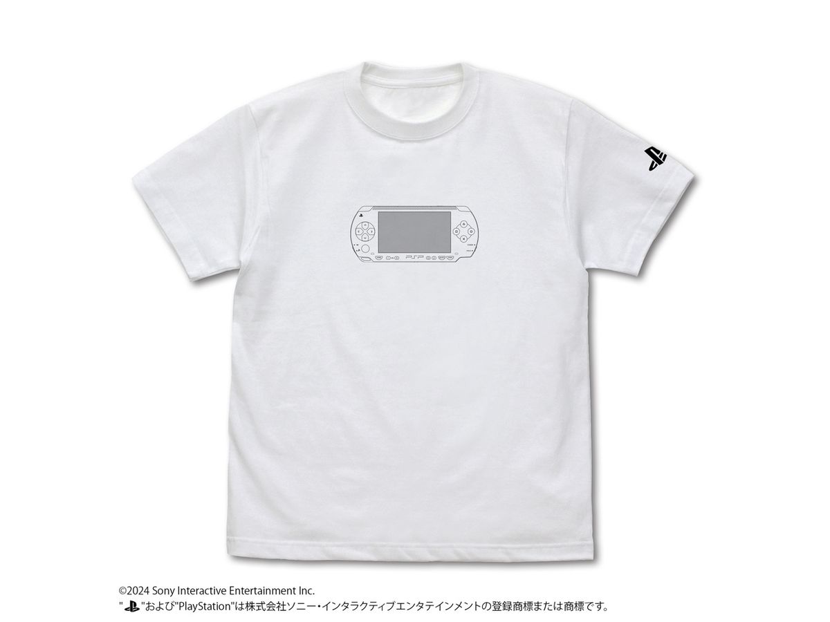 PlayStation: T-Shirt For PSP (PlayStation Portable) / White-L