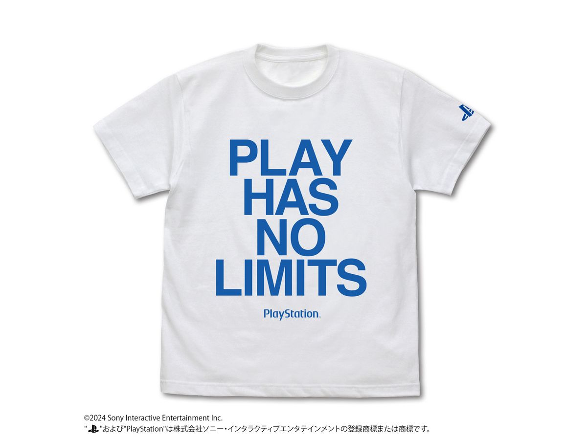 PlayStation: Play Has No Limits T-Shirt For PlayStation / White-XL