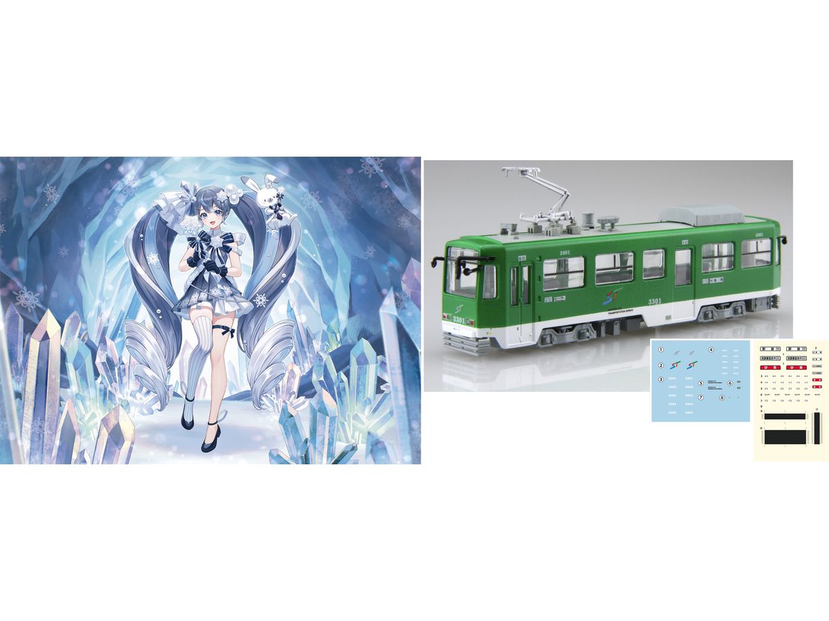 Snow Miku Train 2025 Version (with 3300 Type for Standard Color) 2-Car Set