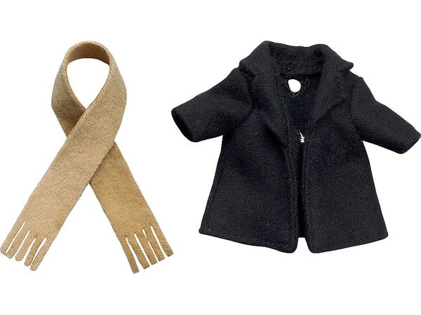Nendoroid Doll Coat & Scarf (Black)