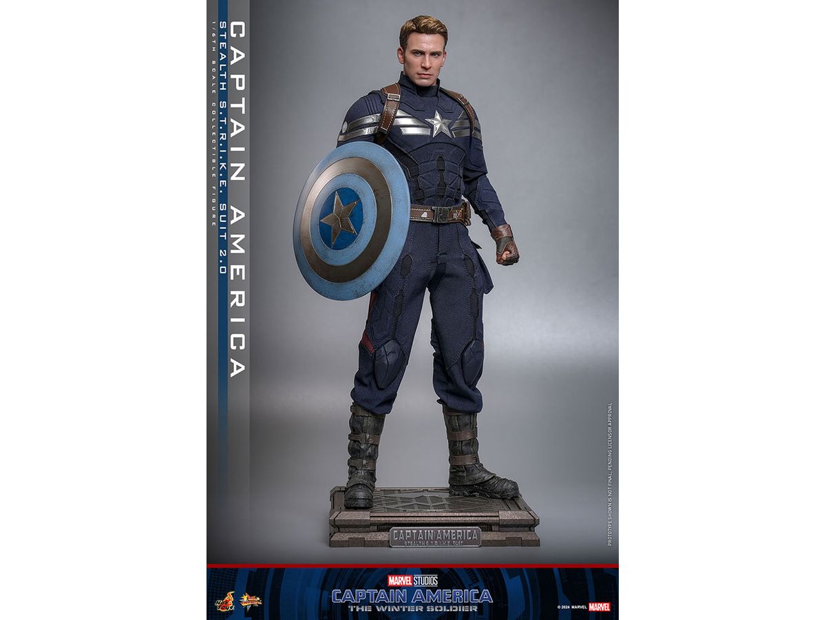 Movie Masterpiece - Fully Poseable Figure: Captain America: The Winter Soldier - Captain America (Stealth S.T.R.I.K.E. Suit 2.0)