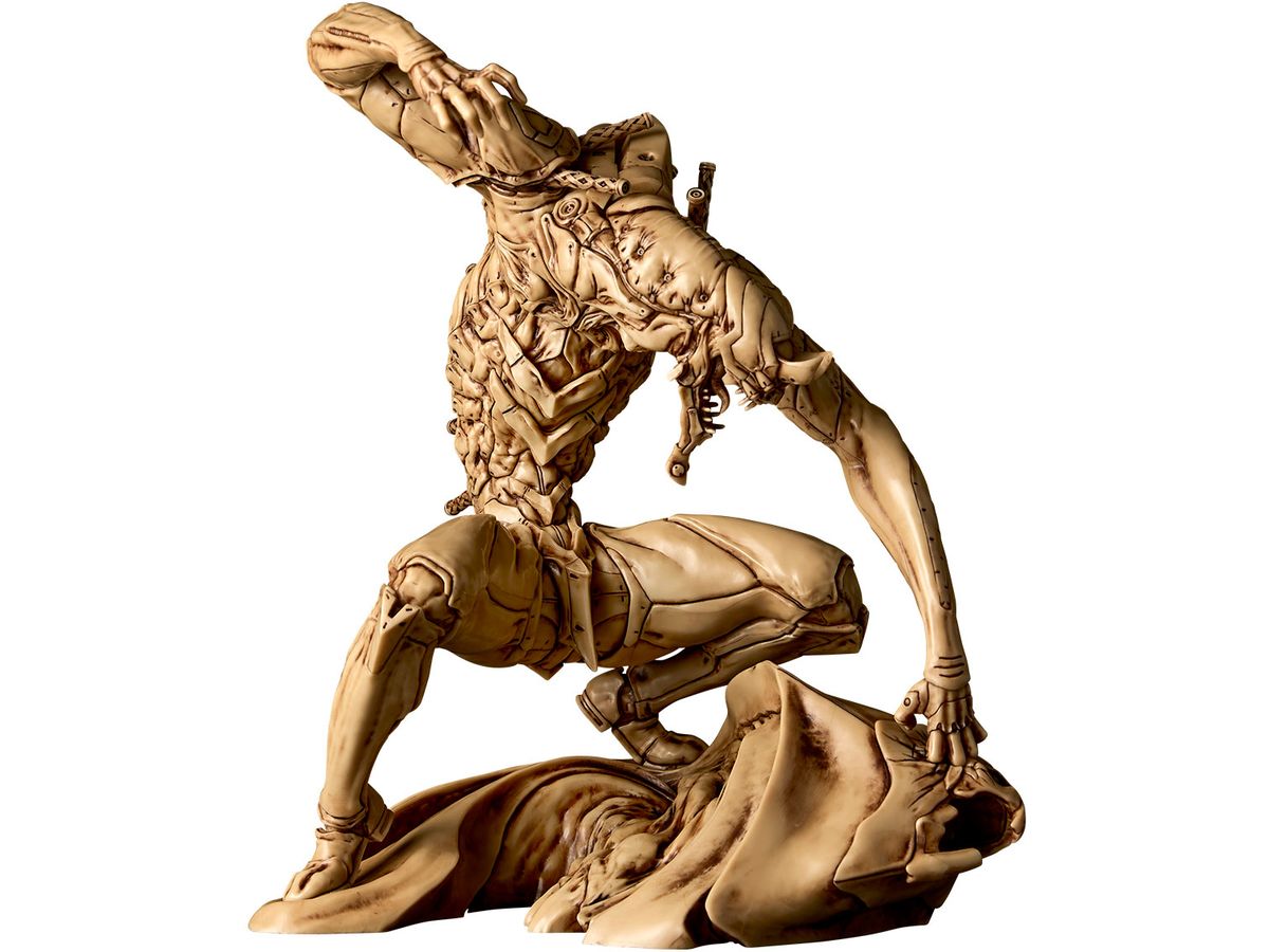 ARTPLA Sculpture Works Evangelion Unit-02 Beast Mode 2nd Form The Beast Battle of Geofront Beige Color Ver.