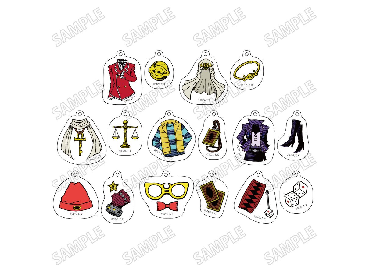 Yu-Gi-Oh Duel Monsters: Motif Acrylic Keychain Collection Vol.2 1Box 8Pcs