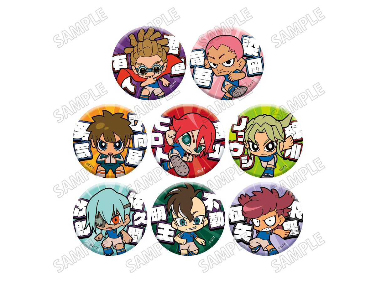 Inazuma Eleven: Can Badge Collection Vol.2 1Box 8Pcs
