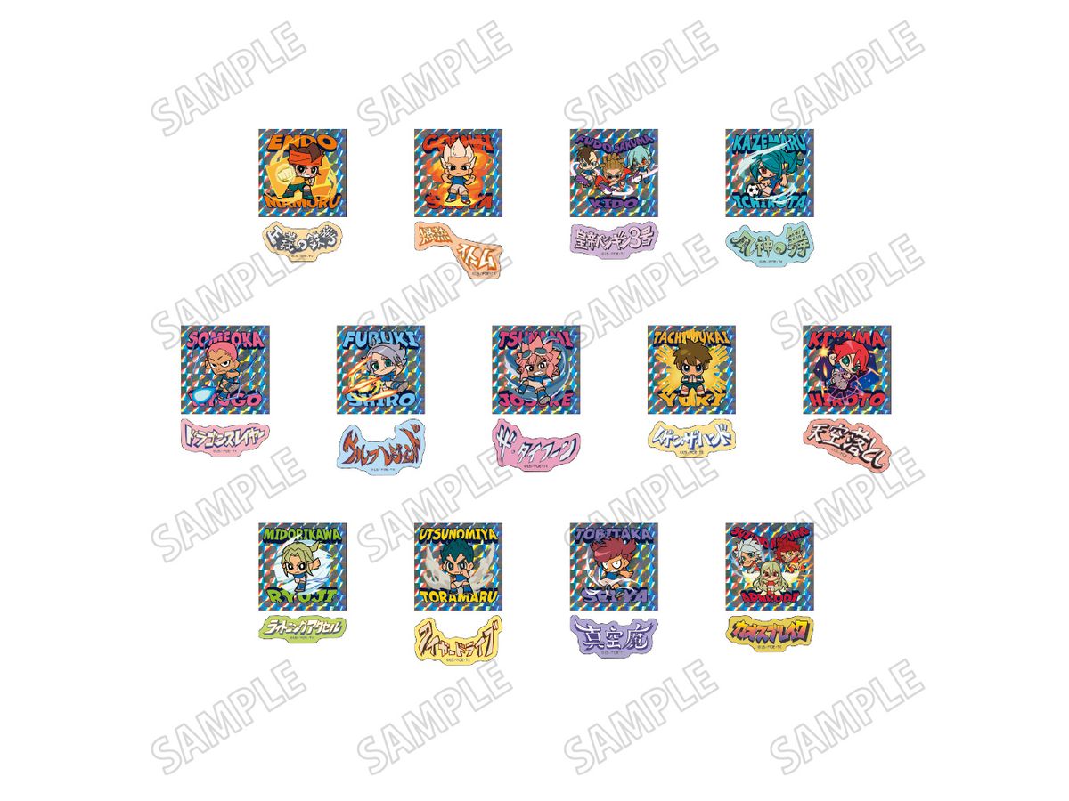 Inazuma Eleven: Sticker Set Collection 1Box 13Pcs