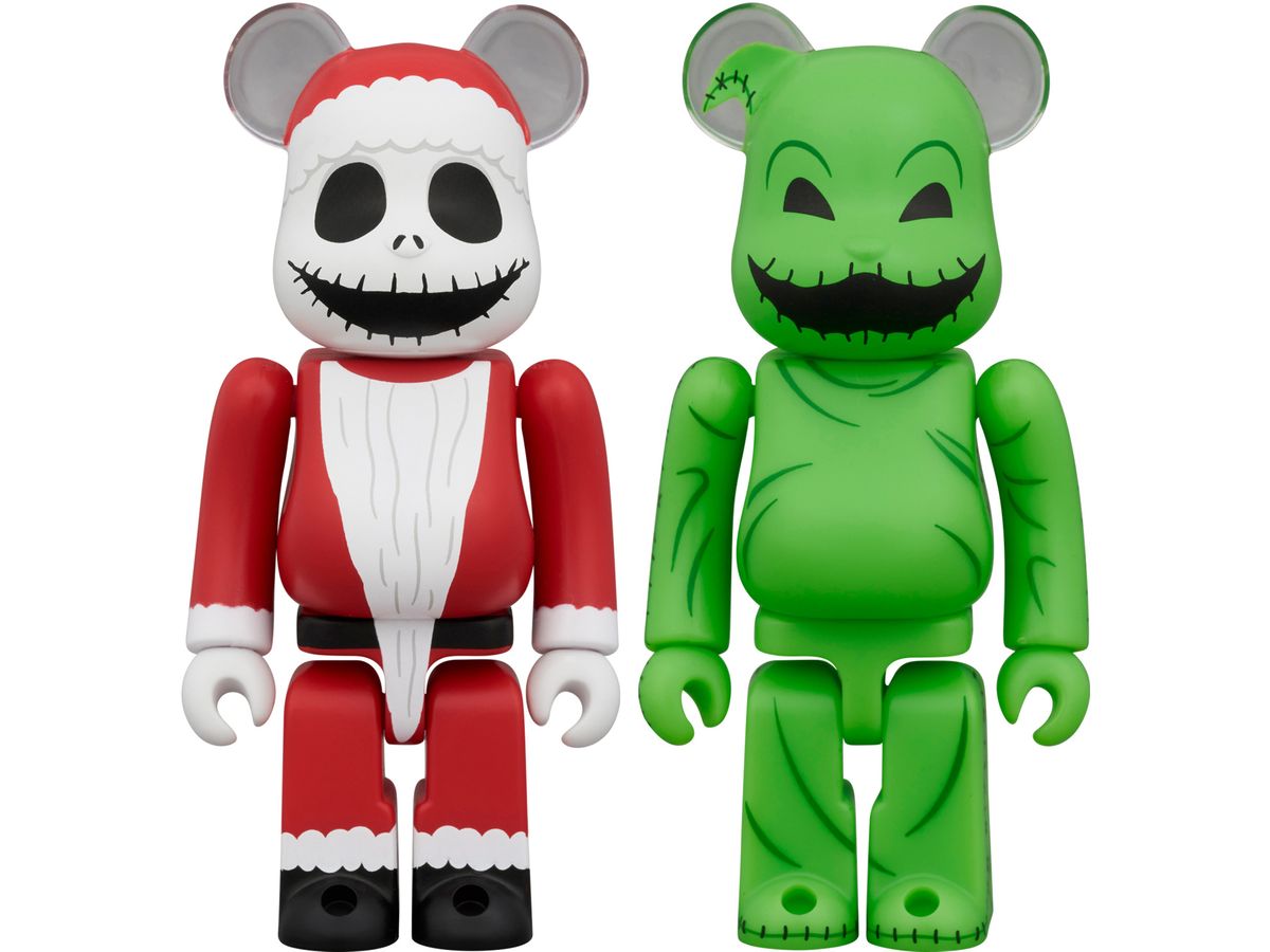 BE@RBRICK Santa Jack & Oogie Boogie 2pcs Set