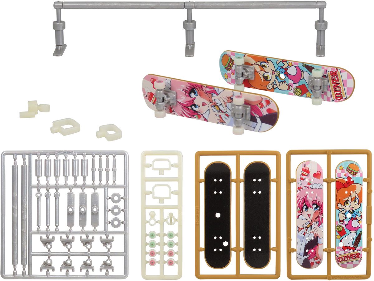 Puripura Figure Sports Skateboard Moe Pattern
