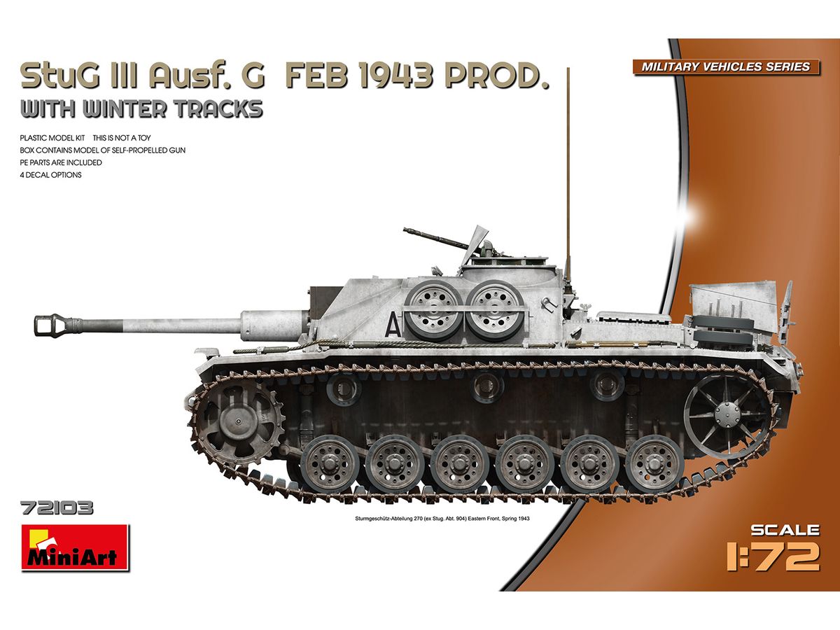 StuG III Ausf. G FEB 1943 Prod. With Winter Tracks