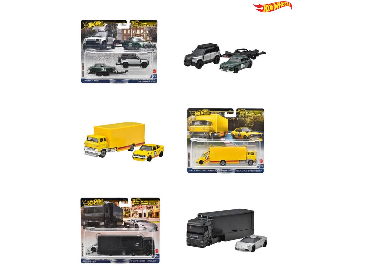 Hot Wheels Team Transport Assortment 1Box 4Pcs (Waiting List)