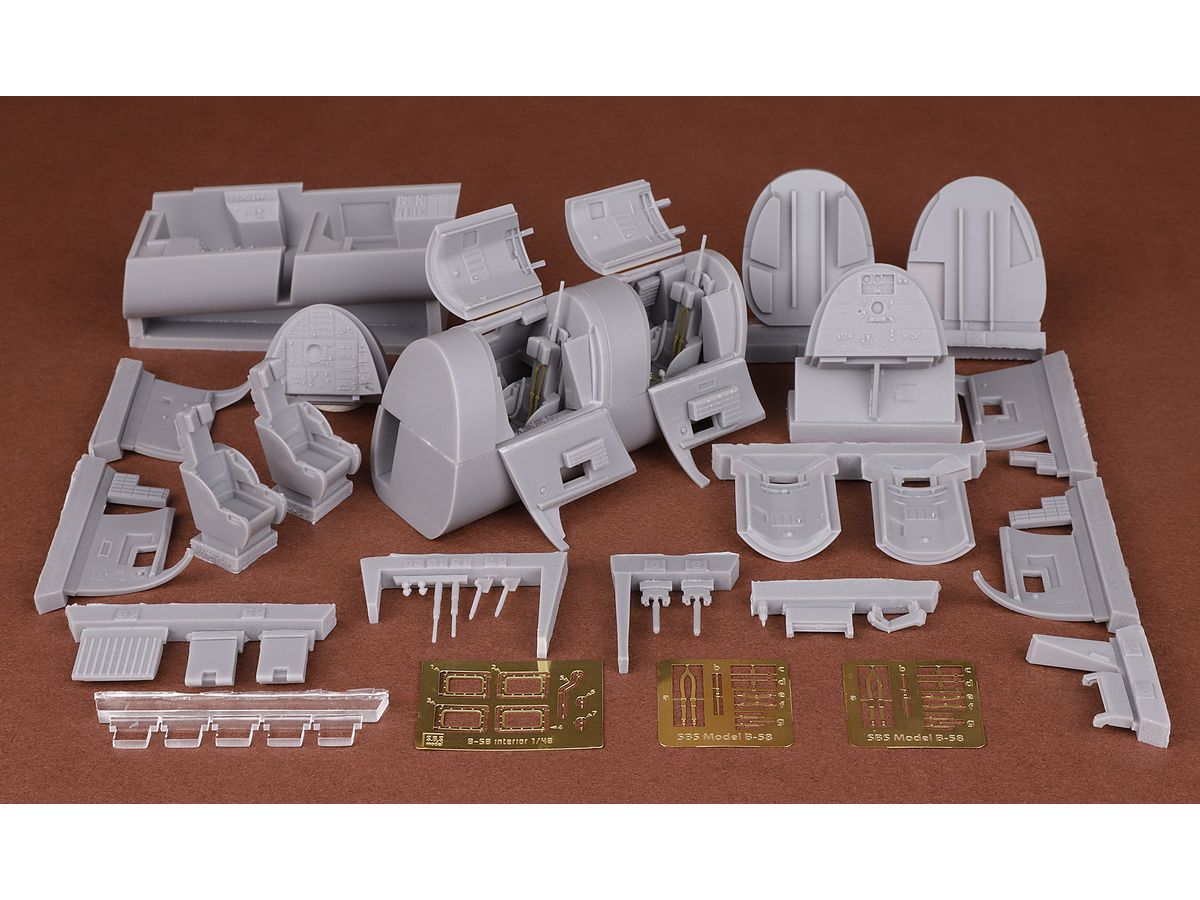 B-58 Hustler Bomber/Navigator & DSO cockpit set with SAC ejection seats