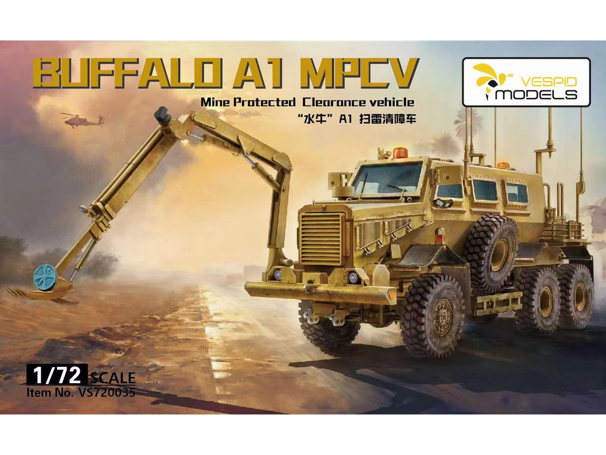 BUFFALO A1 MPCV Mine Protected Clearance vehicle w/3D printed parts